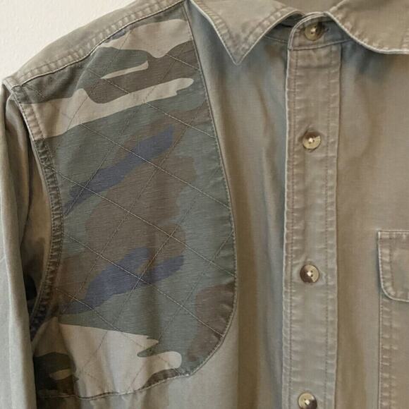 RedHead Other - Red Head Camo Green Mens Sz M Button Up Sleeve Padded Shooting Hunting Field